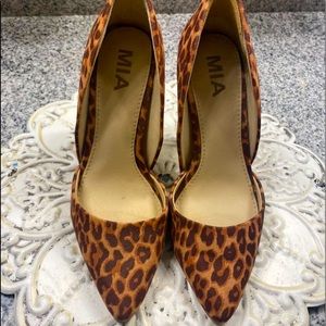 MIA Animal Print Heels